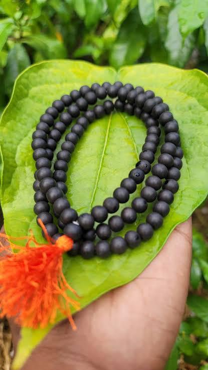 Original Karungali Malai sacred Blackwood Beads for protection & Power